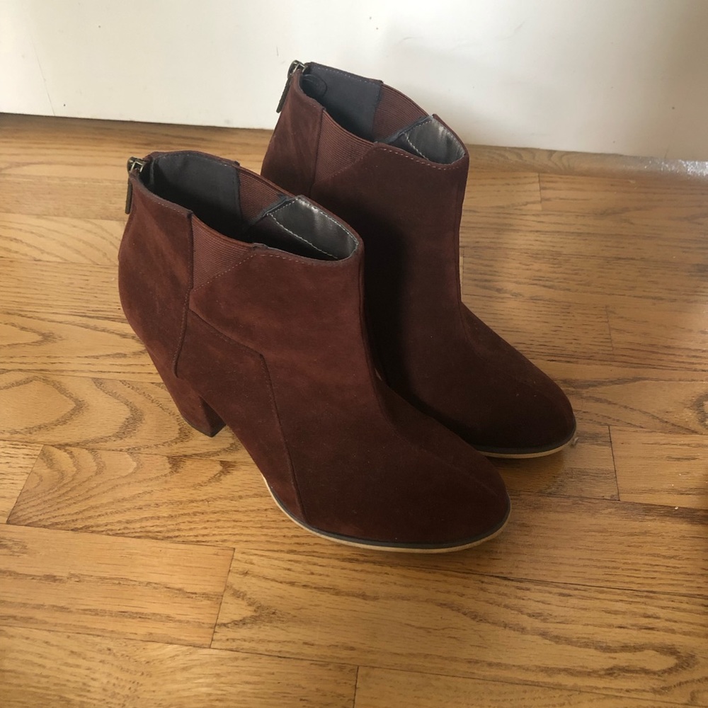 Michael Antonio brown heeled ankle boots